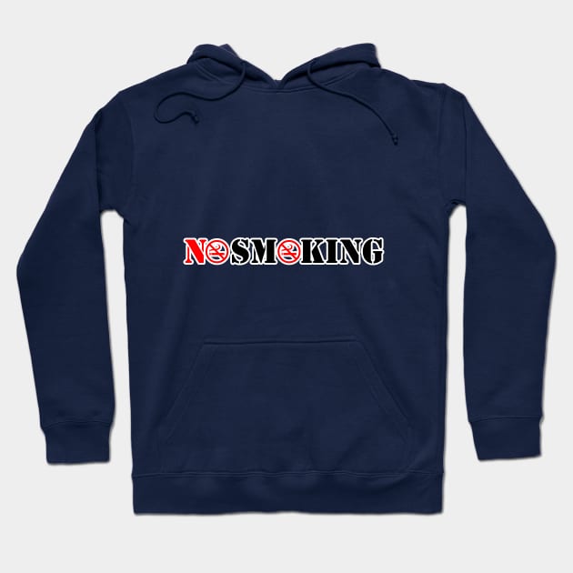 No Smoking Hoodie by CreativeIkbar Prints